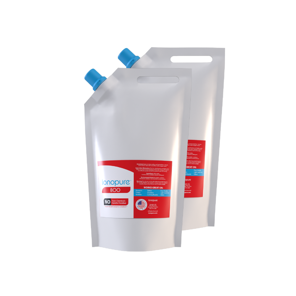 ionopure Sanitizer 800 - Refill Pouch - 600ml (Twin-Pack)